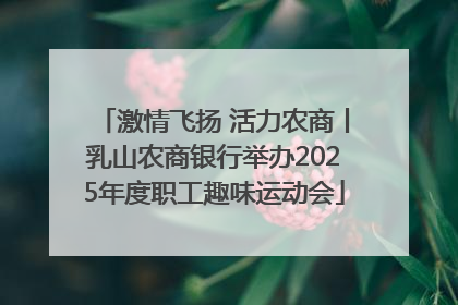 激情飞扬 活力农商丨乳山农商银行举办2025年度职工趣味运动会